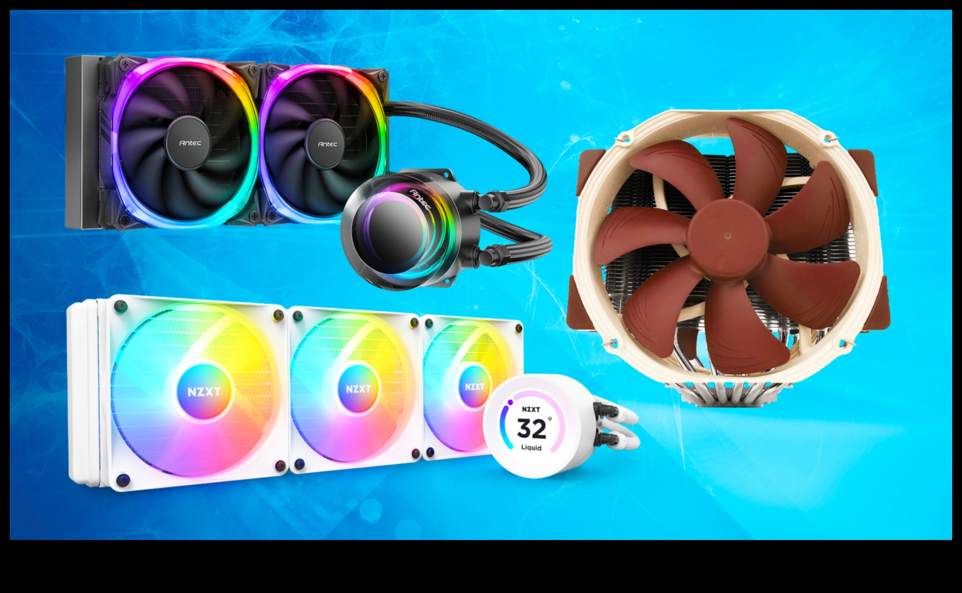 CPU dzesēšanas iespējas: gaisa dzesētāji, AIO un pielāgoti šķidruma dzesēšanas risinājumi