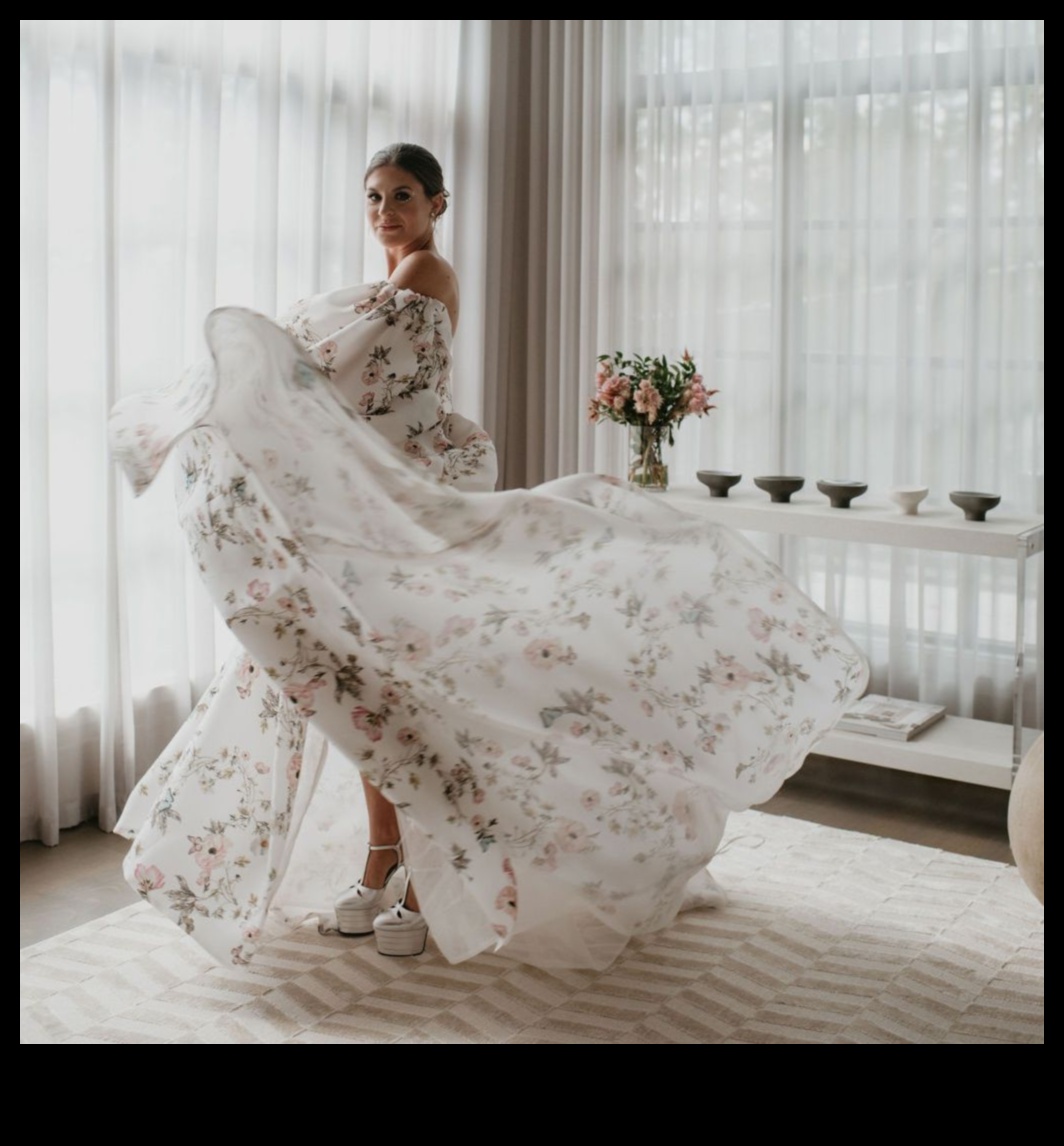 Ēteriska elegance: inovatīvi kāzu kleitu modeļi
