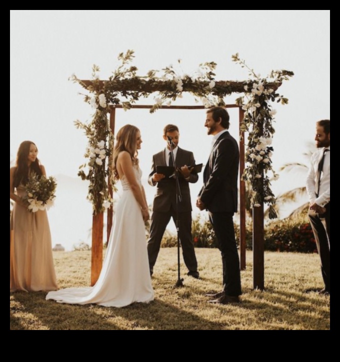 Apzīmogota ar mīlestību: iespaidīga kāzu ceremonija