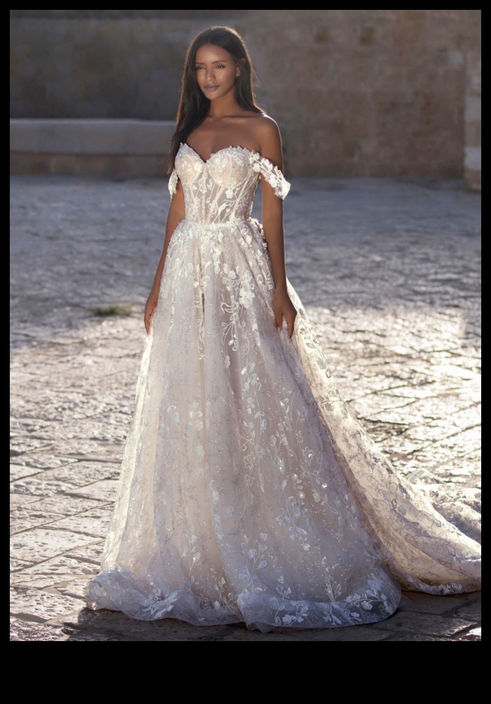 Apburoša elegance: līgavas tērps, kas piemērots karalienei