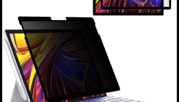 Ekrāna atjautība: privātuma filtri un pretatspīduma piederumi klēpjdatoriem