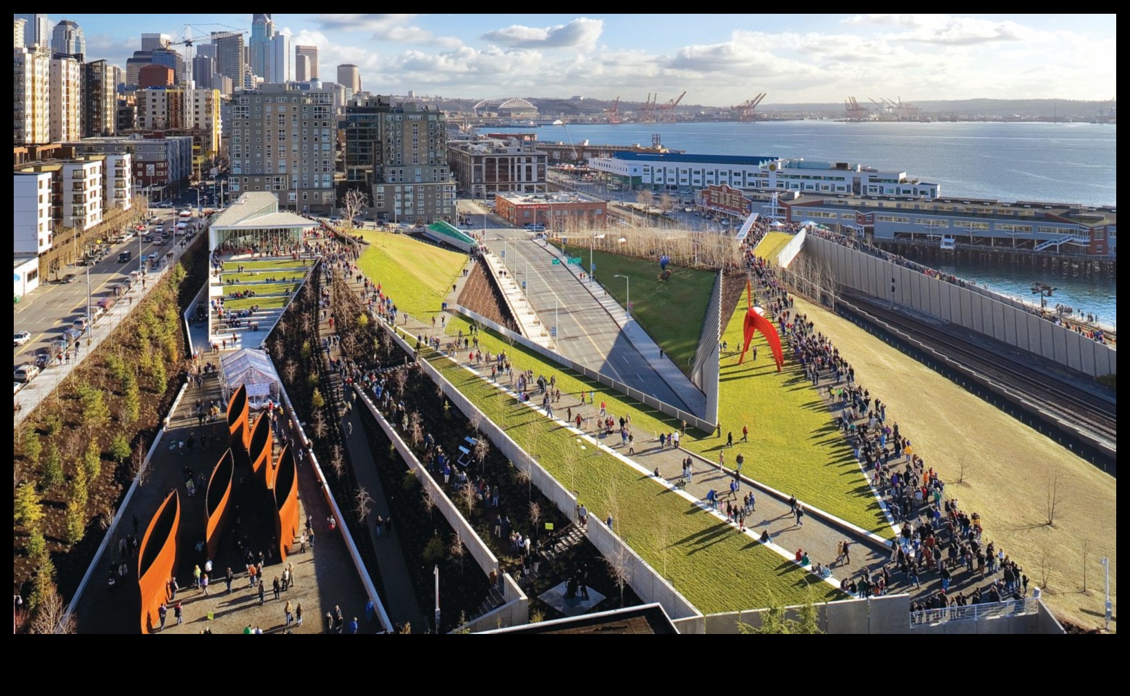 Skulptūras panorāmas: pilsētas brīnumu apskate